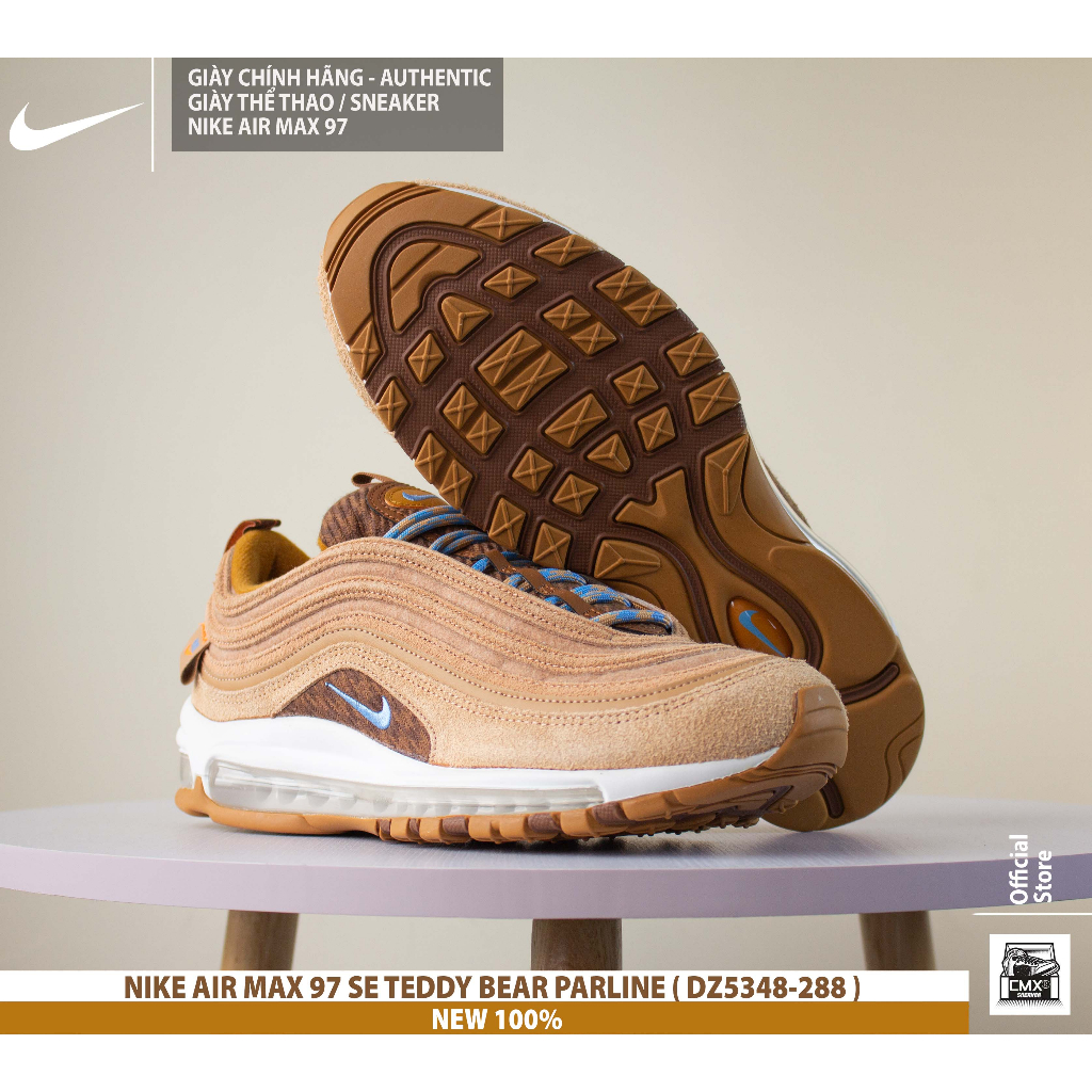 HÀNG CHÍNH HÃNG CÓ SẴN ] Giày Nike AIR MAX 97 SE TEDDY BEAR