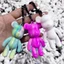 Móc Khóa Bearbrick Đổ Màu tặng người yêu+ tặng kèm dụng cụ