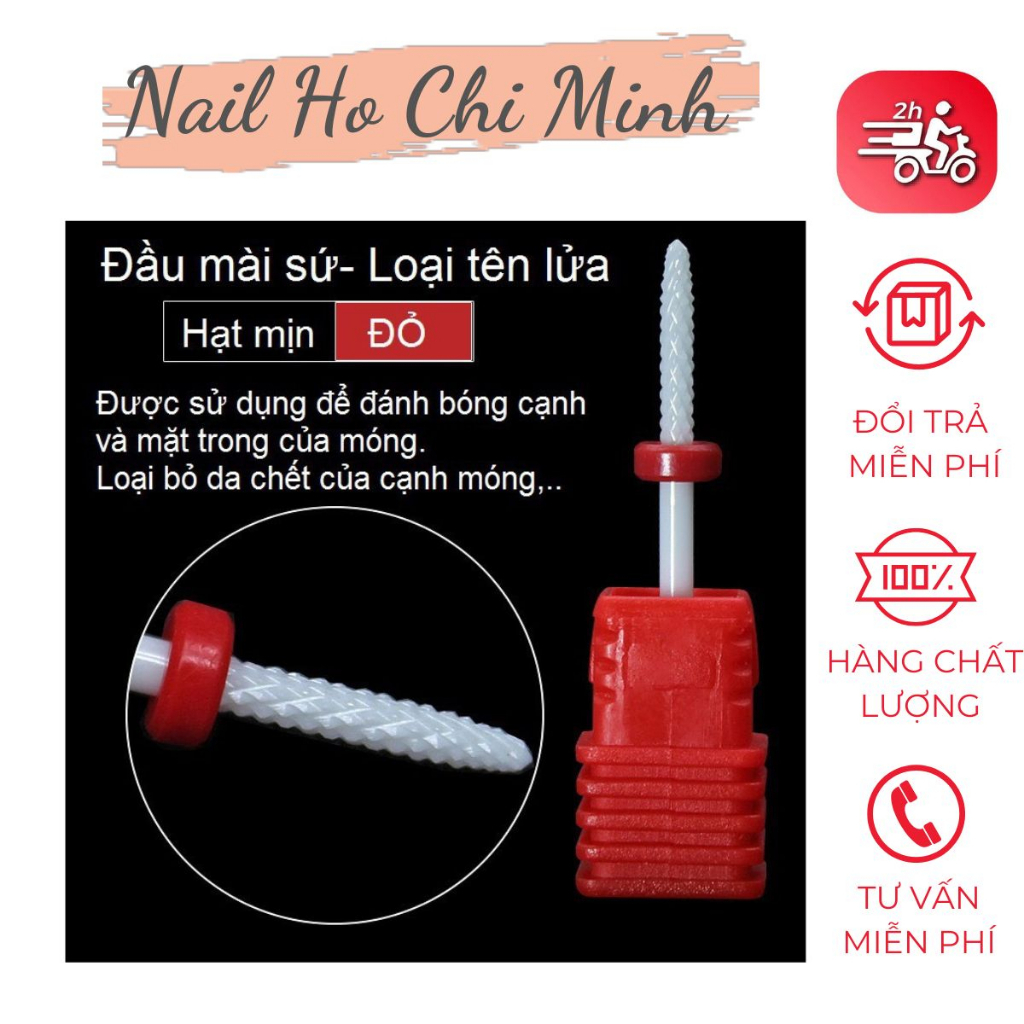 [Sản phẩm mới]Đầu mài sứ dũa phá móng chuyên nghiệp