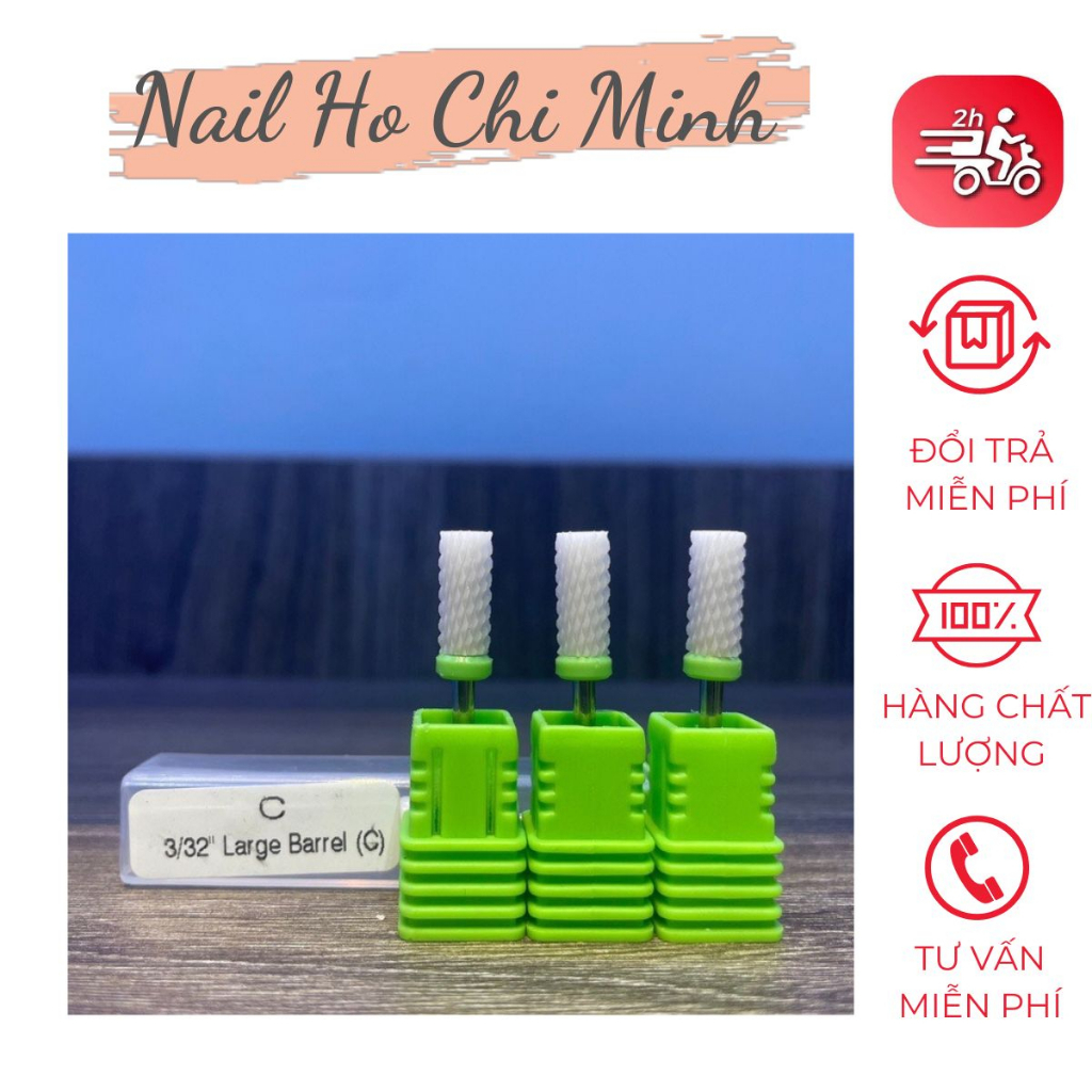 [Sản phẩm mới]Đầu mài sứ dũa phá móng chuyên nghiệp