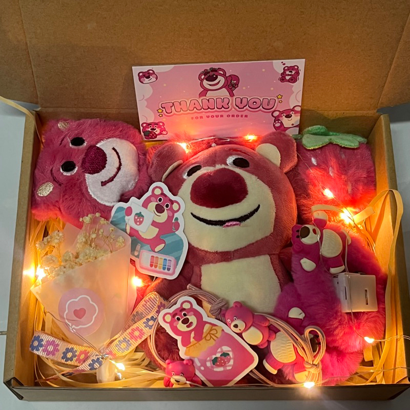 [Hoả tốc] Sét quà gấu dâu tự chọn theo yêu cầu giá sốc | Shopee Việt Nam