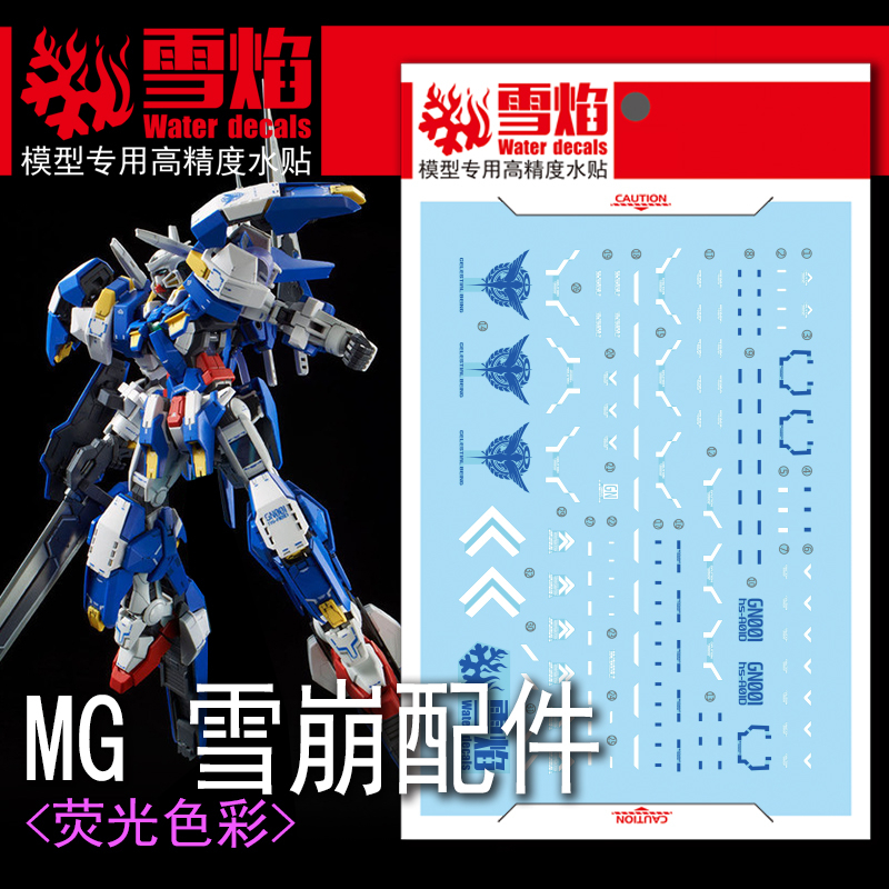Decal nước Gundam MG 1/100 GN-001/HS-A01D AVALANCHE EXIA XUEYAN Wing ...