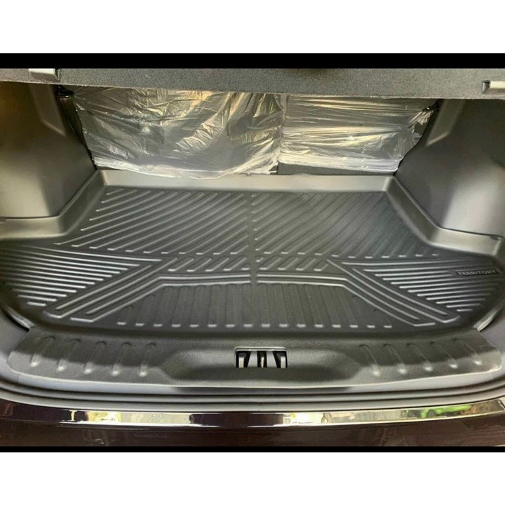Lót cốp nhựa dẻo Ford Territory 2023-2026, Chất liệu nhựa dẻo không mùi, vệ sinh dễ dàng, Chống thấm nước