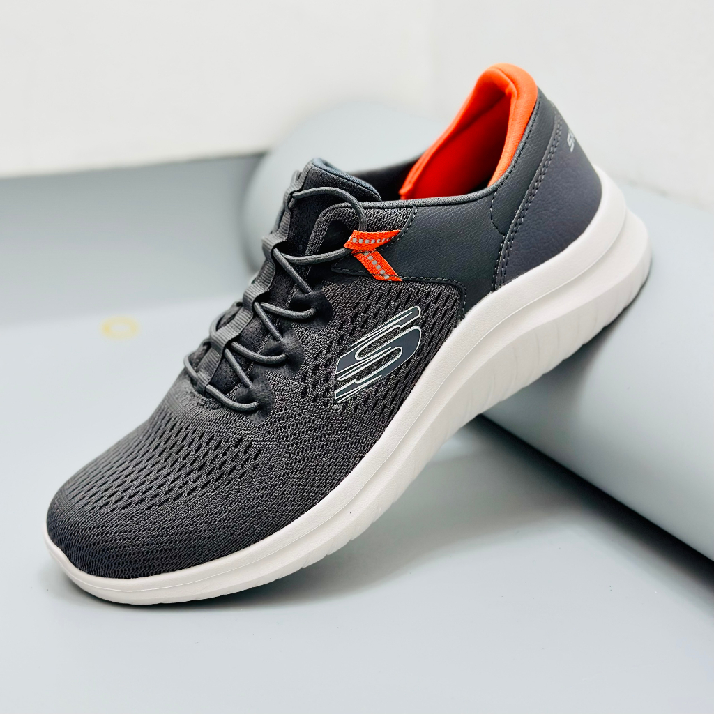 giày thể thao skechers ultra flex 2.0 màu ghi lòng cam cho nam 232108 ...