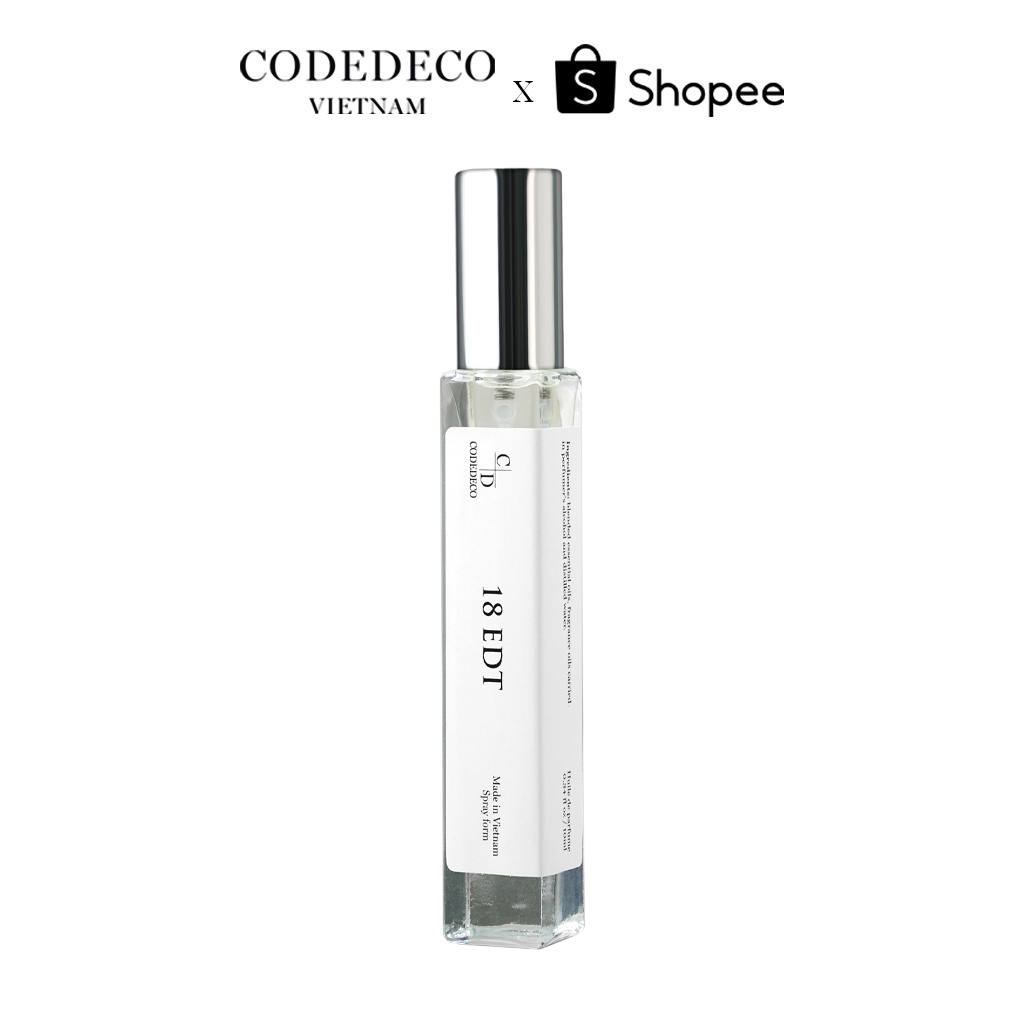 Tinh dầu thơm CODEDECO 18 EDT nam tính, cuốn hút - 10ml