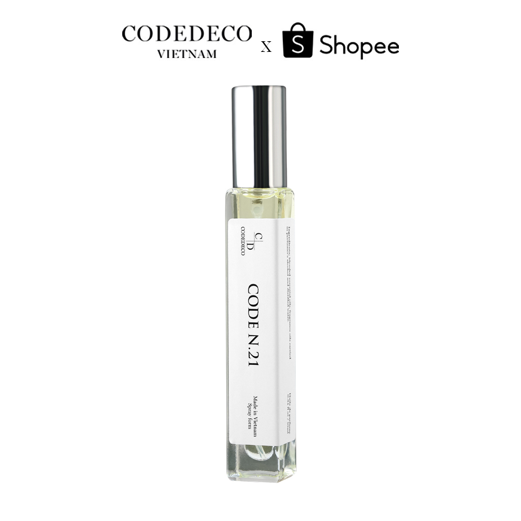 Tinh dầu thơm CODEDECO CODE N.21 thanh lịch, phóng khoáng - 10ml