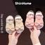 Sandal Bé Gái Chống Trượt Dép Tập Đi Cho Bé 0-4 Tuổi Dép Quai Hậu Mềm Êm ShinHome