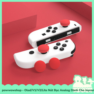 [Sẵn VN - Hỏa Tốc] OLED/V1/V2/Lite Nút Bọc Analog Joycon Trơn Màu Dành Cho Joycon Của Máy Chơi Game Nintendo Switch
