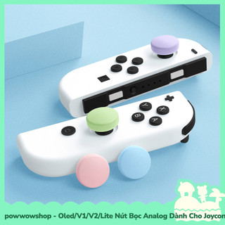 [Sẵn VN - Hỏa Tốc] OLED/V1/V2/Lite Nút Bọc Analog Joycon Trơn Màu Dành Cho Joycon Của Máy Chơi Game Nintendo Switch