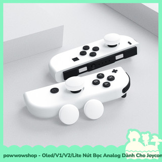[Sẵn VN - Hỏa Tốc] OLED/V1/V2/Lite Nút Bọc Analog Joycon Trơn Màu Dành Cho Joycon Của Máy Chơi Game Nintendo Switch