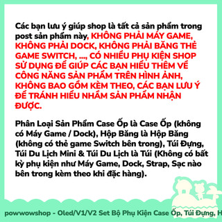 [Sẵn VN - Hỏa Tốc] OLED/V1/V2 Set Phụ Kiện Case Ốp, Túi Đựng, Hộp Băng Nintendo Switch Phong Cách Game Splatoon 3