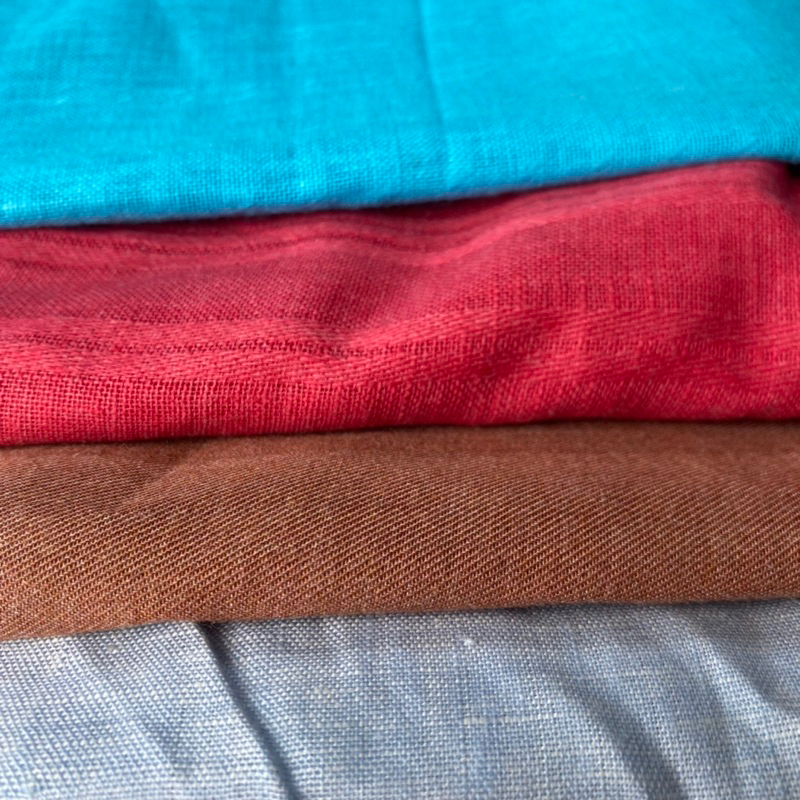 Vải Xô dệt Linen mỏng nhẹ mát may áo mùa hè, áo sơmi linen mỏng Shopee Việt Nam