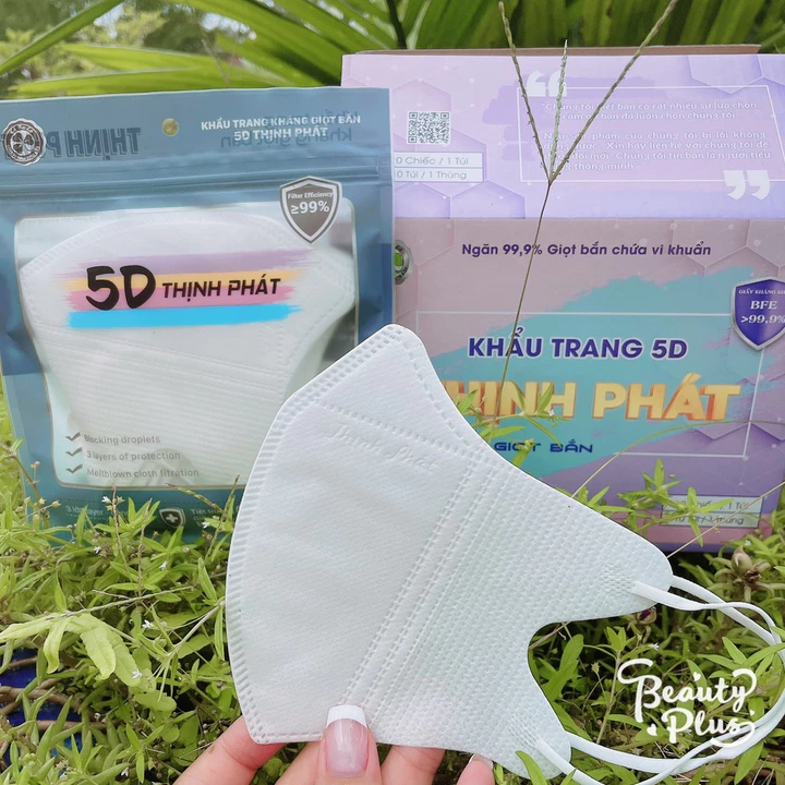 Free ship -SET 110 chiếc khẩu trang 5d Thịnh Phát hàng cao cấp, lọc bụi, vi khuẩn mẫu mới