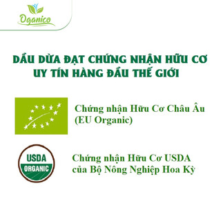 Dầu dừa Vietcoco nguyên chất hữu cơ ép lạnh mỹ phẩm, dưỡng mi, dưỡng tóc, dưỡng môi,dưỡng da chai xịt OGANICO