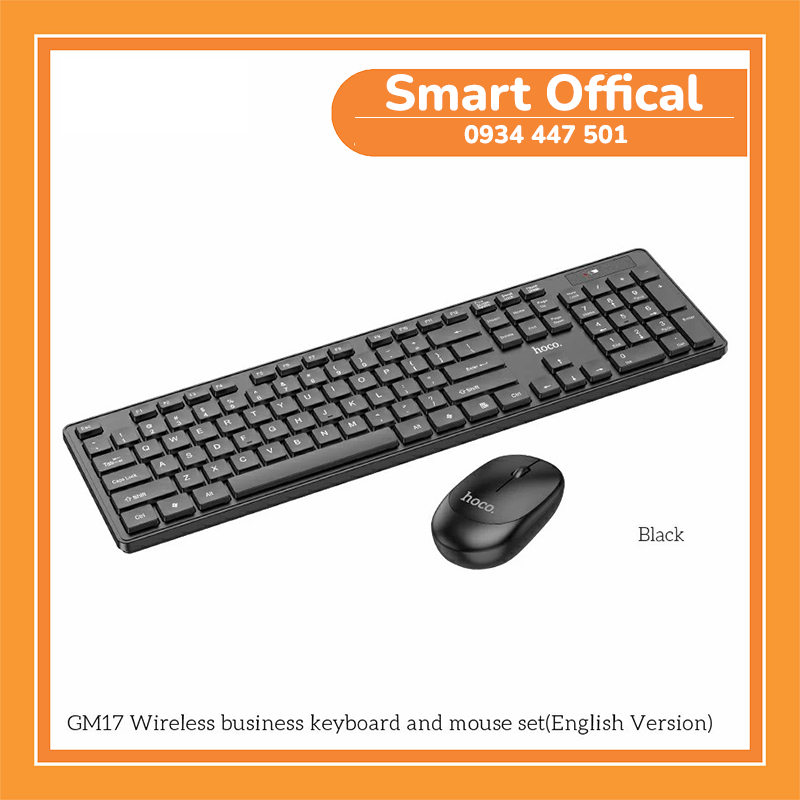 Bộ bàn phím chuột máy tính không dây Hoco GM17 | Shopee Việt Nam