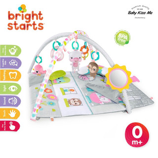 Thảm Nhạc Nằm Chơi 4in1 Khám Phá Giác Quan Vận Động Cho Bé - Bright Starts Floors of Fun Activity Gym & Dollhouse