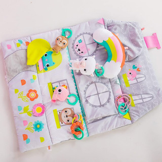 Thảm Nhạc Nằm Chơi 4in1 Khám Phá Giác Quan Vận Động Cho Bé - Bright Starts Floors of Fun Activity Gym & Dollhouse