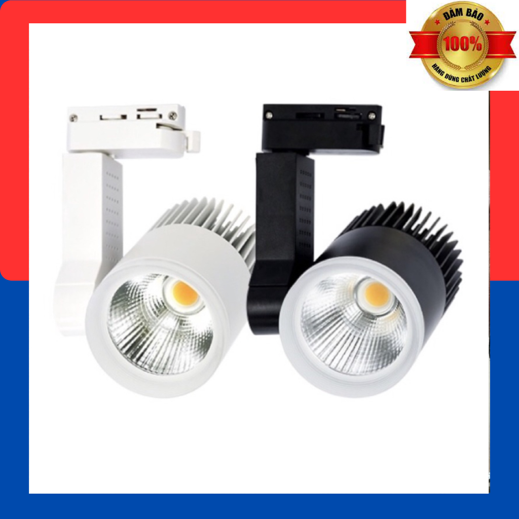 Đèn rọi ray, rọi tranh,đèn LED COB 12W 20W vỏ trắng, vỏ đen - anh sáng ...