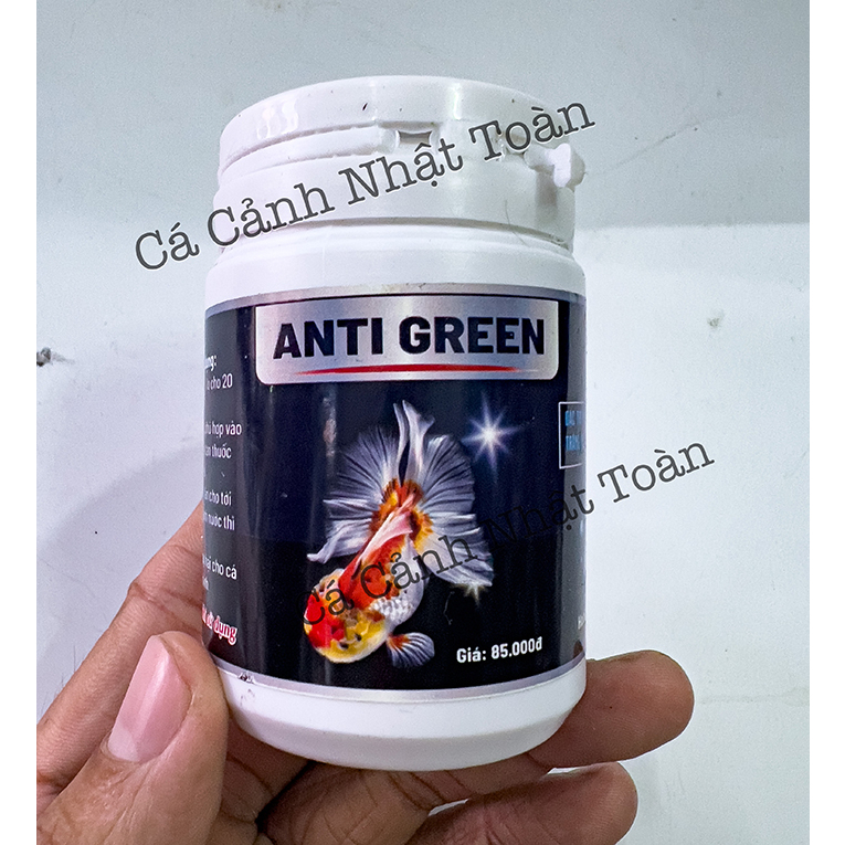 ANTI GREEN DIỆT TẢO LAM, KHỬ NƯỚC HỒ CÁ BỊ ĐỤC XANH, ĐỤC TRẮNG CÁ XINH AQUARIUM
