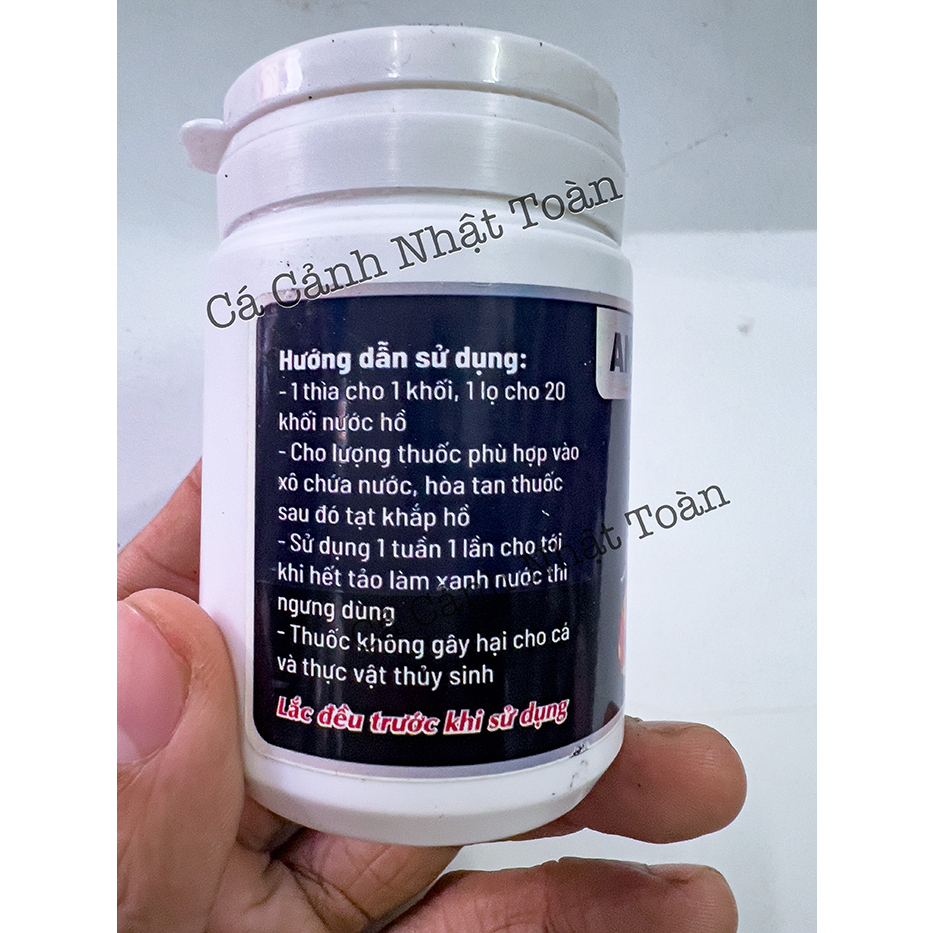 ANTI GREEN DIỆT TẢO LAM, KHỬ NƯỚC HỒ CÁ BỊ ĐỤC XANH, ĐỤC TRẮNG CÁ XINH AQUARIUM