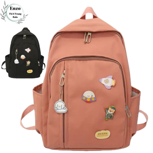 Balo đi học,balo nữ cute vải dù chống nước nhiều ngăn đựng vừa laptop 15.6 phong cách ulzzang ULZ012