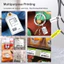 Tem ghi giá cao cấp DÁN ĐƯỢC DECACL NHIỆT 20x10 ghi viết bi but lông được in nhiệt tem mã vạch nhãn GIẤY NHIỆT
