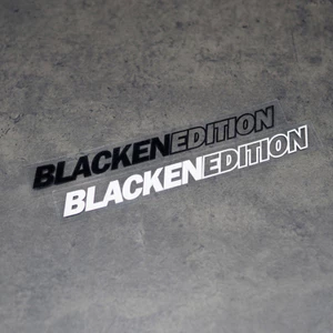 Blacken Edition trang trí kính trước / sau xe ô tô. Decal cao cấp, chống nước
