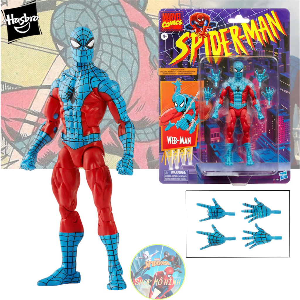 (Real) Mô Hình Web Man Spider Man Marvel Legends Hasbro chính hãng ...