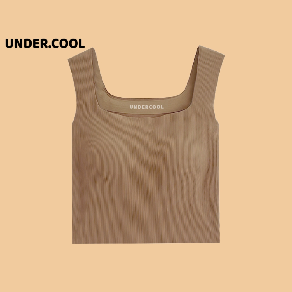 Áo ba lỗ Sát Nách Form Rộng UNDERCOOL màu trơn không đường may giữ phom đẹp Thời Trang Mùa Hè Cho Nữ ABL01