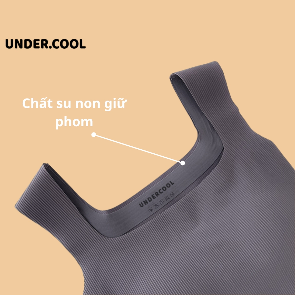 Áo ba lỗ Sát Nách Form Rộng UNDERCOOL màu trơn không đường may giữ phom đẹp Thời Trang Mùa Hè Cho Nữ ABL01