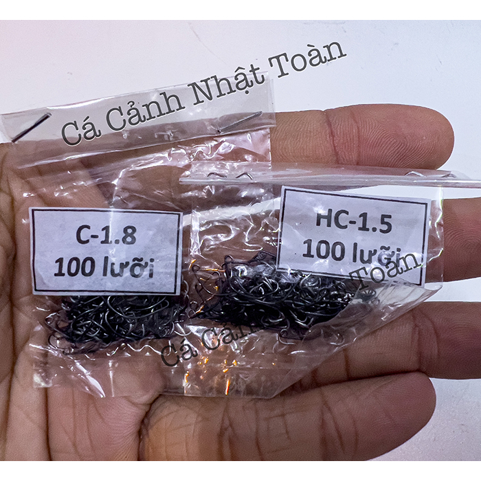 1 LƯỠI CÂU CÁ RÔ HÀM CHO, HÀM C CÂU CÁ