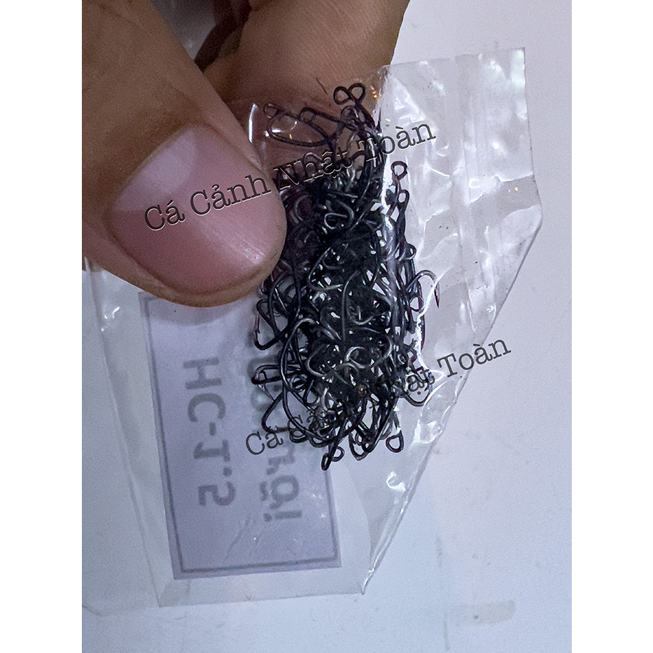 TÚI 100 LƯỠI CÂU CÁ RÔ HÀM CHO, HÀM C CÂU CÁ