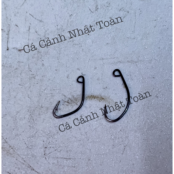 TÚI 100 LƯỠI CÂU CÁ RÔ HÀM CHO, HÀM C CÂU CÁ