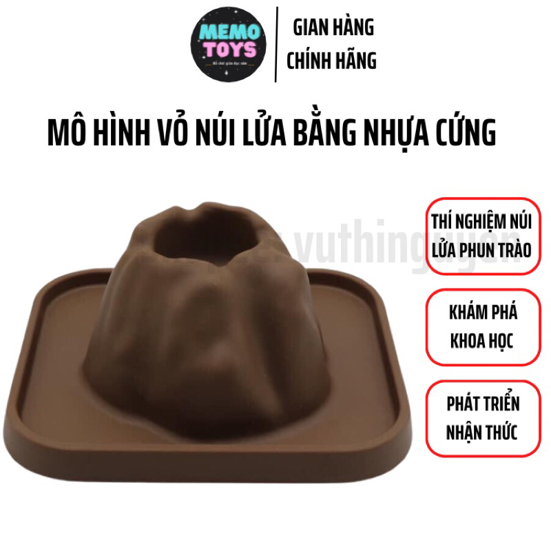 Mô hình núi lửa, làm thí nghiệm núi lửa phun trào - STEM | Shopee Việt Nam