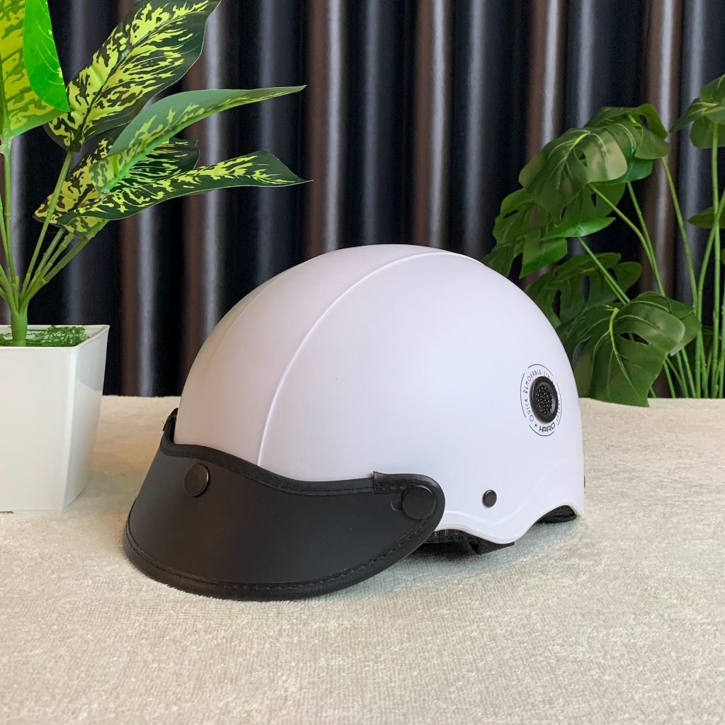 Ảnh Mũ bảo hiểm nửa đầu thời trang Hpro helmet HP02B, nhiều màu sắc cá tính, kiểu dáng nón sơn Freesize (52-56cm) 4