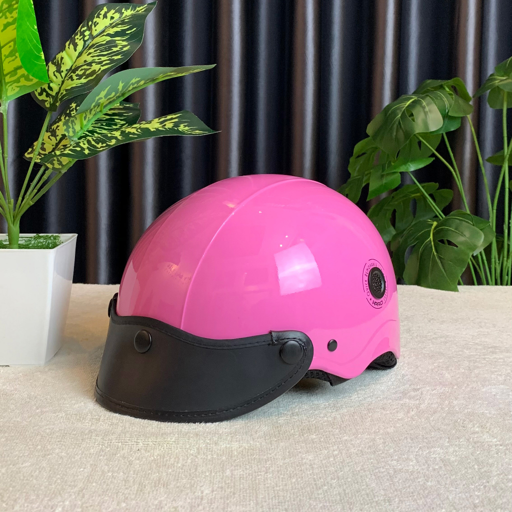 Ảnh Mũ bảo hiểm nửa đầu thời trang Hpro helmet HP02B, nhiều màu sắc cá tính, kiểu dáng nón sơn Freesize (52-56cm) 3