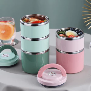 Free ship - Hàng cao cấp - Cà mèn giữ nhiệt 3 tầng