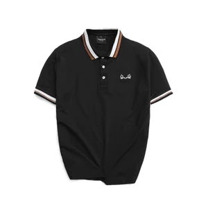 Áo Polo Cổ Bo phối Thêu logo Hươu