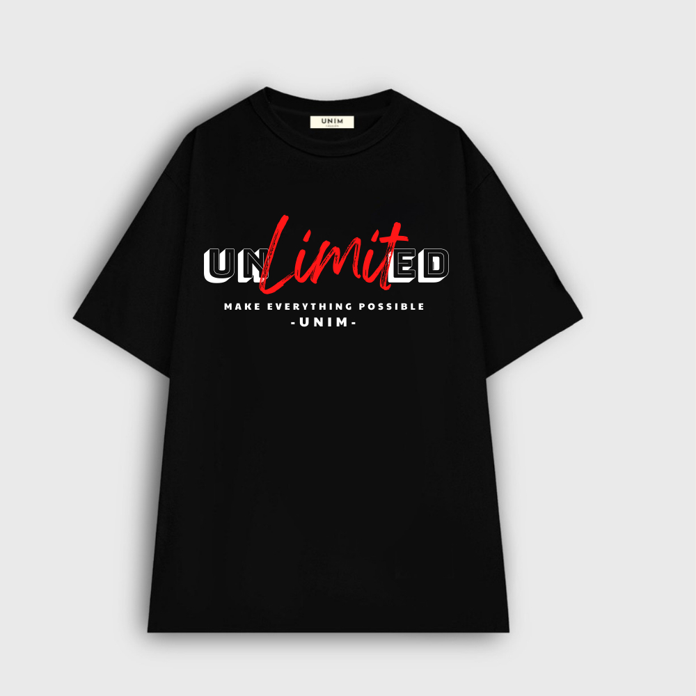[VẢI 250 GSM] Áo Thun Unlimited Chất Local Brand Unim Store Cotton Co Giãn Cao Cấp - AP906