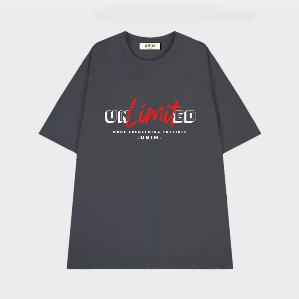[VẢI 250 GSM] Áo Thun Unlimited Chất Local Brand Unim Store Cotton Co Giãn Cao Cấp - AP906