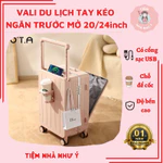 [Mã giảm 8% đơn 3000K] �� VALI TAY KÉO ĐA NĂNG NGĂN TRƯỚC MỞ CÓ CỔNG SẠC USB + CHỖ ĐỂ CỐC NƯỚC CHÍNH HÃNG OTA — ảnh 1