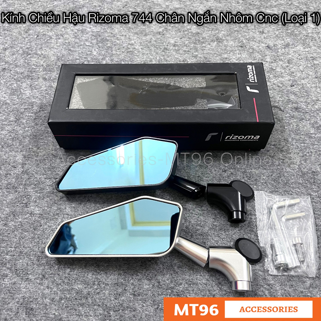Kính Rizoma 744 Chân Ngắn, Gương Rizoma 744 Chân Ngắn Gắn Nhiều Dòng Xe ...