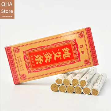 Điếu Ngải Cao cấp - Nhang Ngải Cứu Hương Ngải Nhung 5 năm hộp 10 điếu