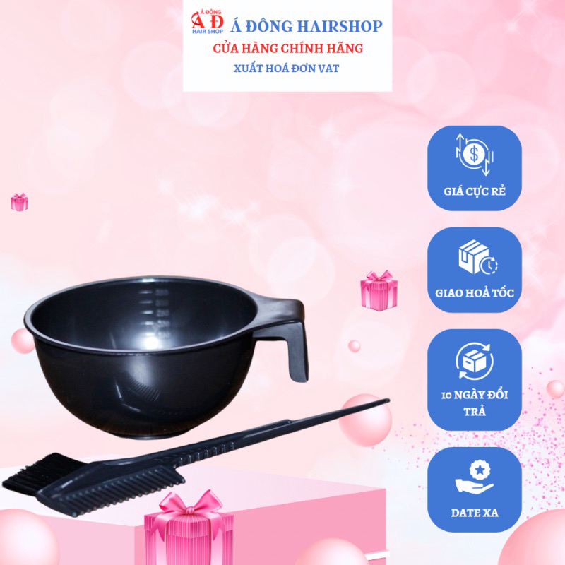 Bộ full dụng cụ chén cọ quét thuốc nhuộm tóc chuyên nghiệp cho Salon