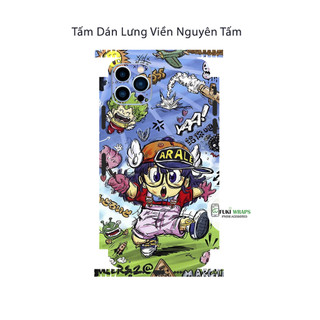Tấm dán Skin Mặt Sau Arale Girl FULL VIỀN 14 pro max , 13 pro max , 12 pro max , 11 pro max , xs max - FukiShop