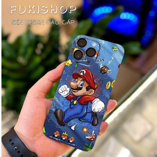 Tấm dán Skin Mặt Sau Mario MS02 FULL VIỀN 14 pro max , 13 pro max , 12 pro max , 11 pro max , xs max - FukiShop
