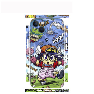 Tấm dán Skin Mặt Sau Arale Girl FULL VIỀN 14 pro max , 13 pro max , 12 pro max , 11 pro max , xs max - FukiShop