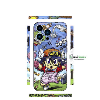 Tấm dán Skin Mặt Sau Arale Girl FULL VIỀN 14 pro max , 13 pro max , 12 pro max , 11 pro max , xs max - FukiShop
