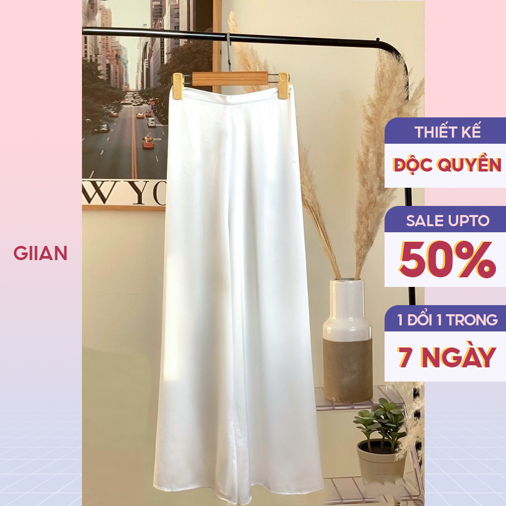 Quần áo dài cách tân lụa thiết kế cao cấp chính hãng Giian - QAD01