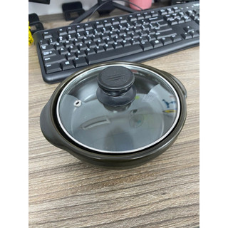 Nồi đất nắp kính nhiều dung tích tiện dụng, nồi thố đất tráng men kho quẹt nấu mỳ cay dày dặn